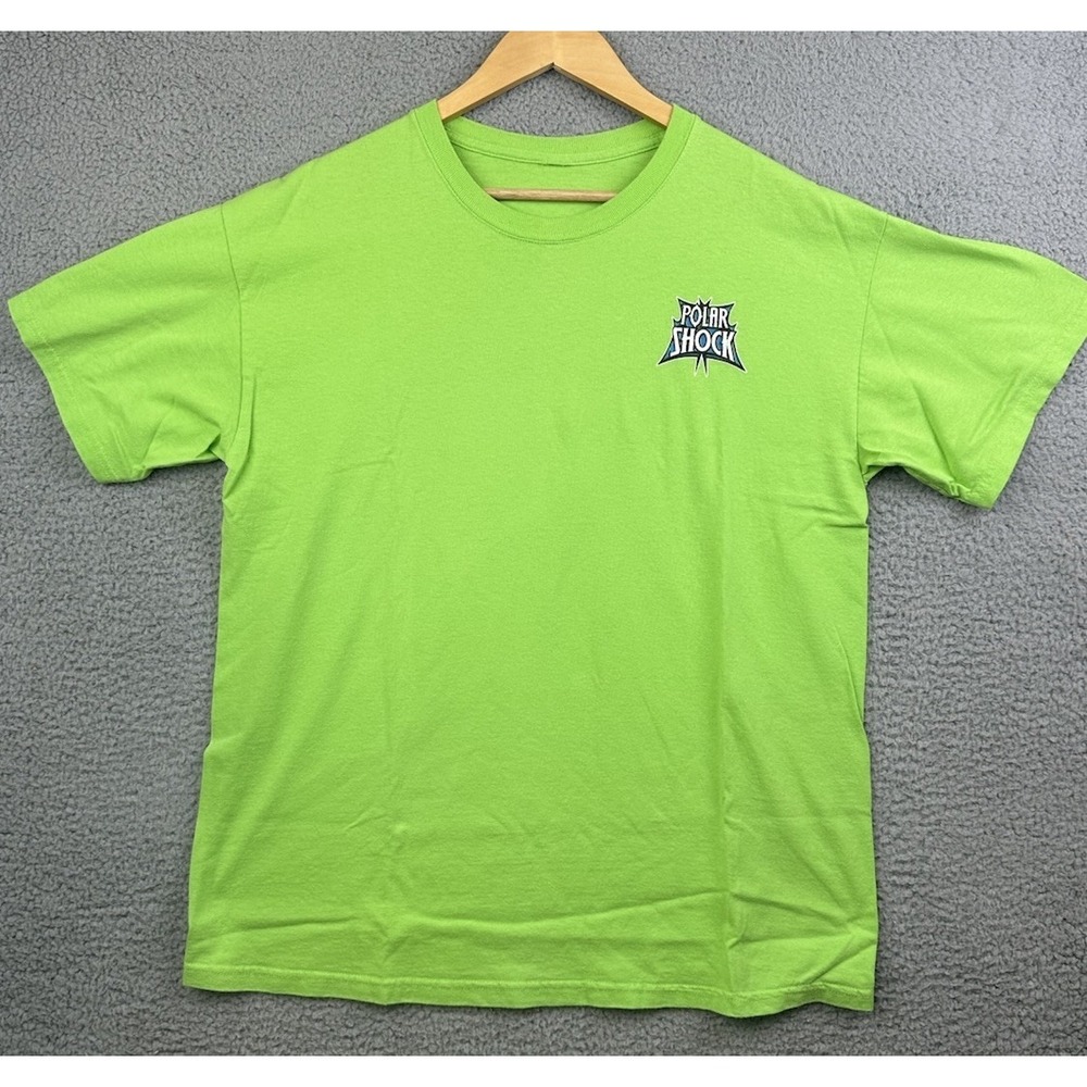 Pepsi Cola  Polar Shock T Shirt Adult Size Large Green Short Sleeve RARE NWOT
